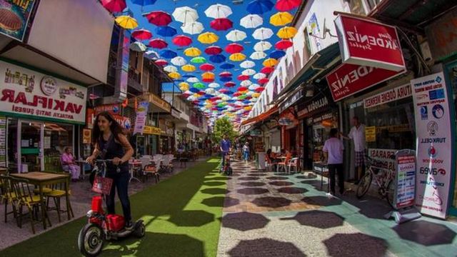 الشوارع في اسطنبول 