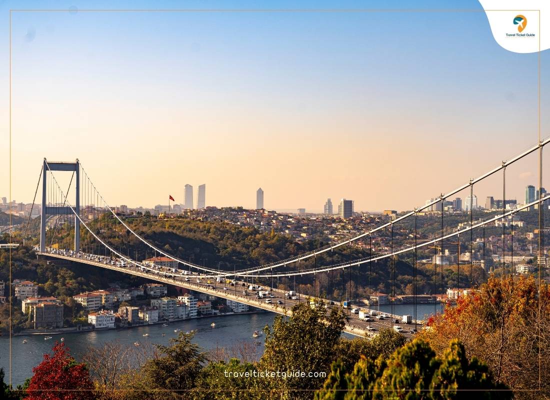 مدن تركيا السياحية-اسطنبول-جسر محمد الفاتح